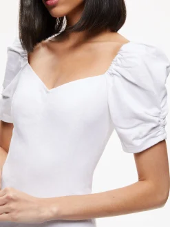 Alice and Olivia MINI*MIMI DENIM MINI DRESS