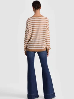 Alice and Olivia PULLOVERS*MITCHELL WOOL PULLOVER CAROLINA BLUE