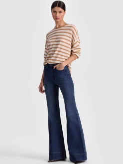 Alice and Olivia PULLOVERS*MITCHELL WOOL PULLOVER CAROLINA BLUE