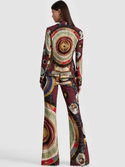 Alice and Olivia BLAZERS*MYA PRINTED BLAZER QUEENING