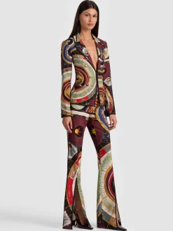 Alice and Olivia BLAZERS*MYA PRINTED BLAZER QUEENING