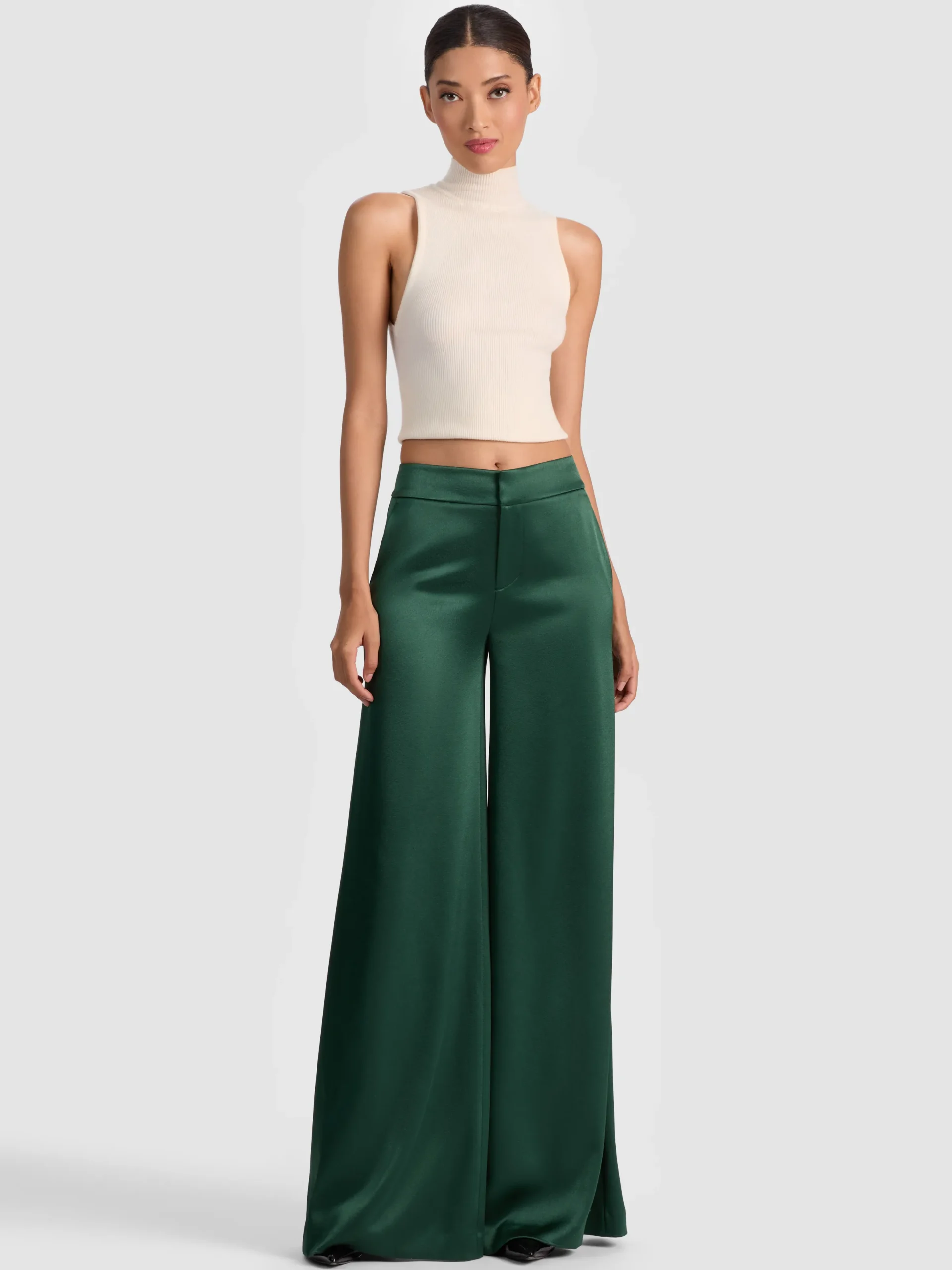 Alice and Olivia WIDE LEG*NESSI TROUSER