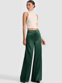 Alice and Olivia WIDE LEG*NESSI TROUSER