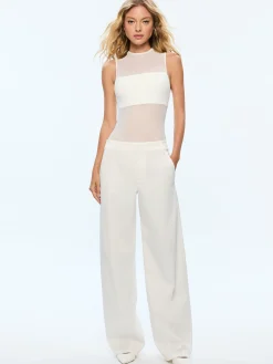 Alice and Olivia BODYSUITS*NICHOL BODYSUIT BLACK