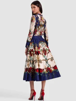Alice and Olivia MIDI*NILDA VOLUMINOUS SKIRT VISIONARY