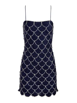 Alice and Olivia MINI*NINA EMBELLISHED MINI DRESS