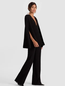 Alice and Olivia JUMPSUITS + ROMPERS*NOVA CAPE JUMPSUIT