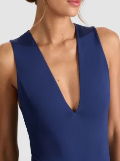 Alice and Olivia BODYSUITS*OLEA BODYSUIT MOCHA