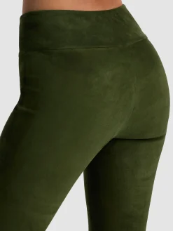 Alice and Olivia LEATHER AND SUEDE*OLIVIA SUEDE LEGGING MIDNIGHT BLUE