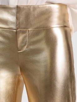 Alice and Olivia VEGAN*OLIVIA VEGAN BOOTCUT PANT BLACK