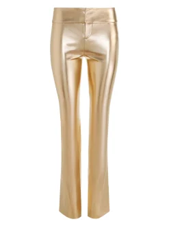 Alice and Olivia VEGAN*OLIVIA VEGAN BOOTCUT PANT BLACK