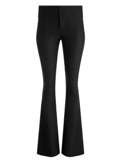 Alice and Olivia ANDREW PANT|JADE MESH BUTTON DOWN*OLIVIA WOOL BOOTCUT PANT WHITE