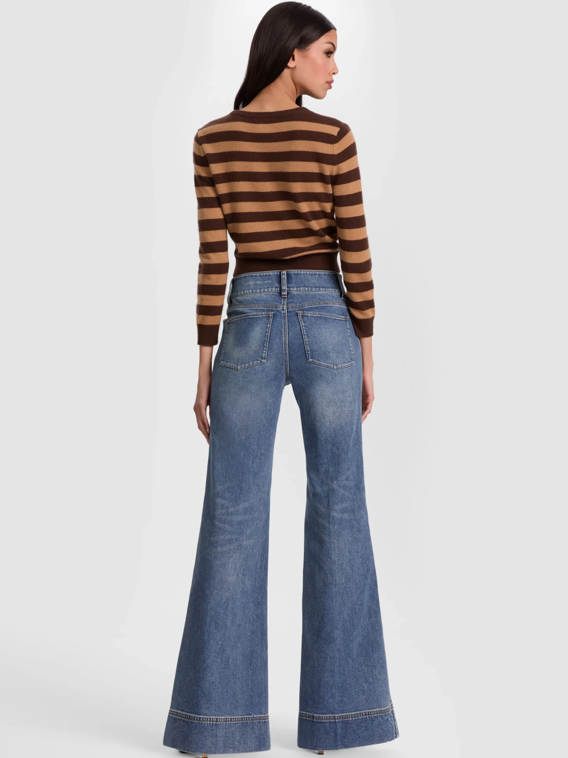 Alice and Olivia JEANS*PERFECT JEAN BUTTER/ECRU