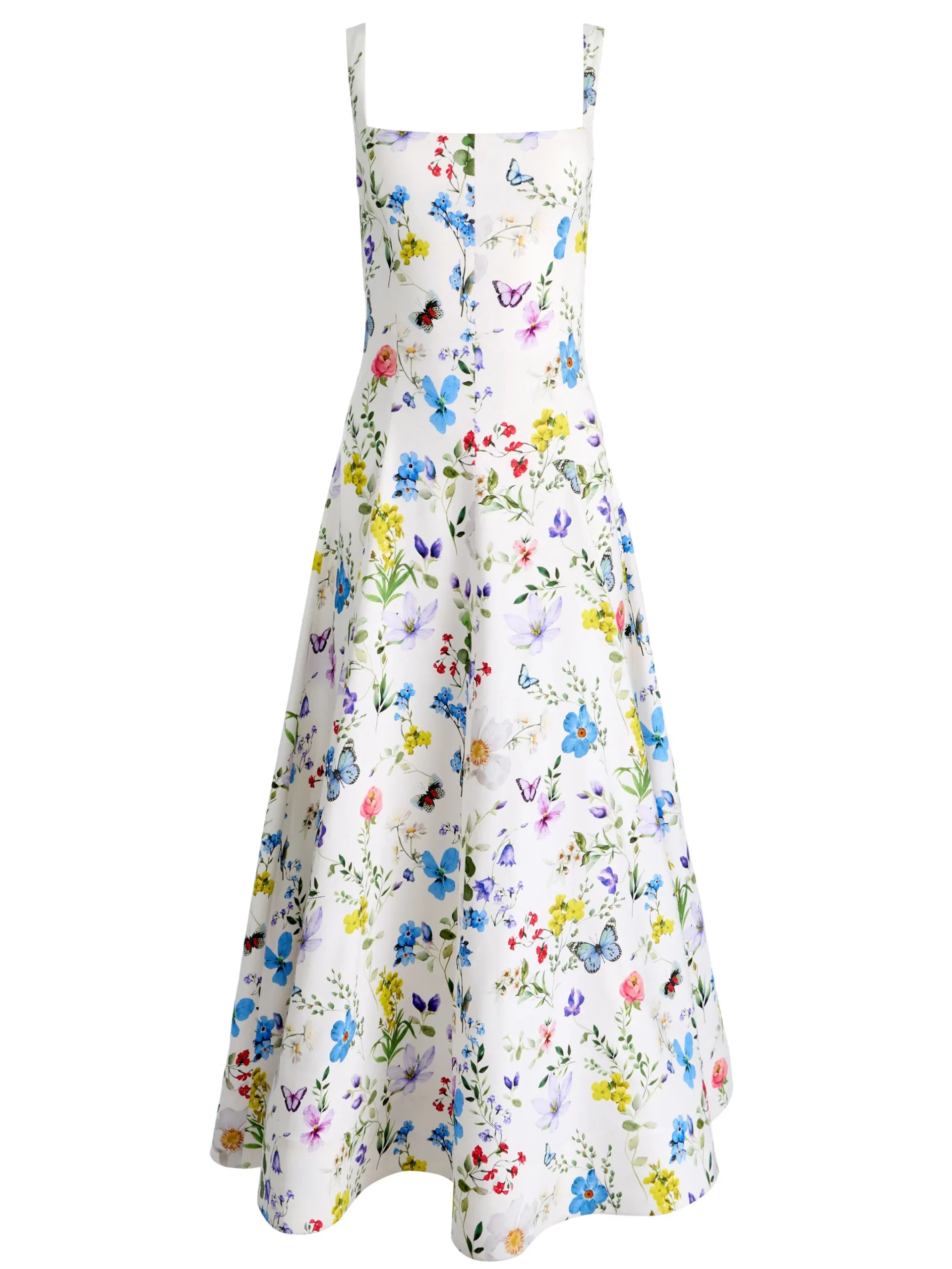 Alice and Olivia MIDI*POLLY FLARED MIDI DRESS