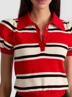 Alice and Olivia PULLOVERS*RAMONA STRIPED PULLOVER