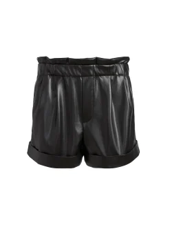 Alice and Olivia SHORTS*REAGAN VEGAN SHORT DARK CHOCOLATE