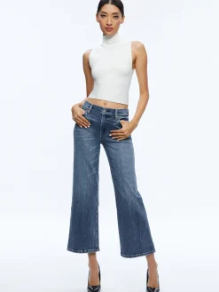 Alice and Olivia JEANS*ROXIE JEAN GREY MINERAL