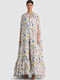 Alice and Olivia COATS*ROYA MAXI CAPE