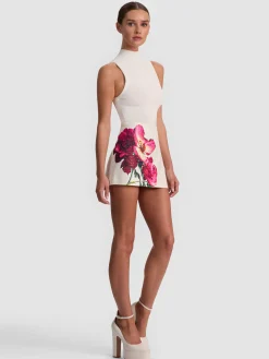 Alice and Olivia MINI*RUBI MINI SKIRT CAROLINA BLUE