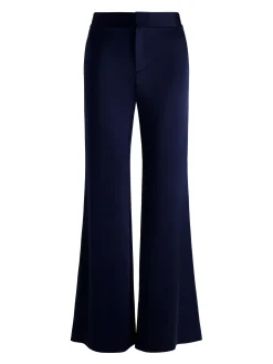 Alice and Olivia WIDE LEG*SHANE WIDE LEG PANT MIDNIGHT BLUE