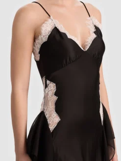 Alice and Olivia MAXI*SHELBA RUFFLED GOWN OFF WHITE