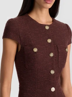 Alice and Olivia MINI*SHILOH MINI DRESS CAROLINA BLUE