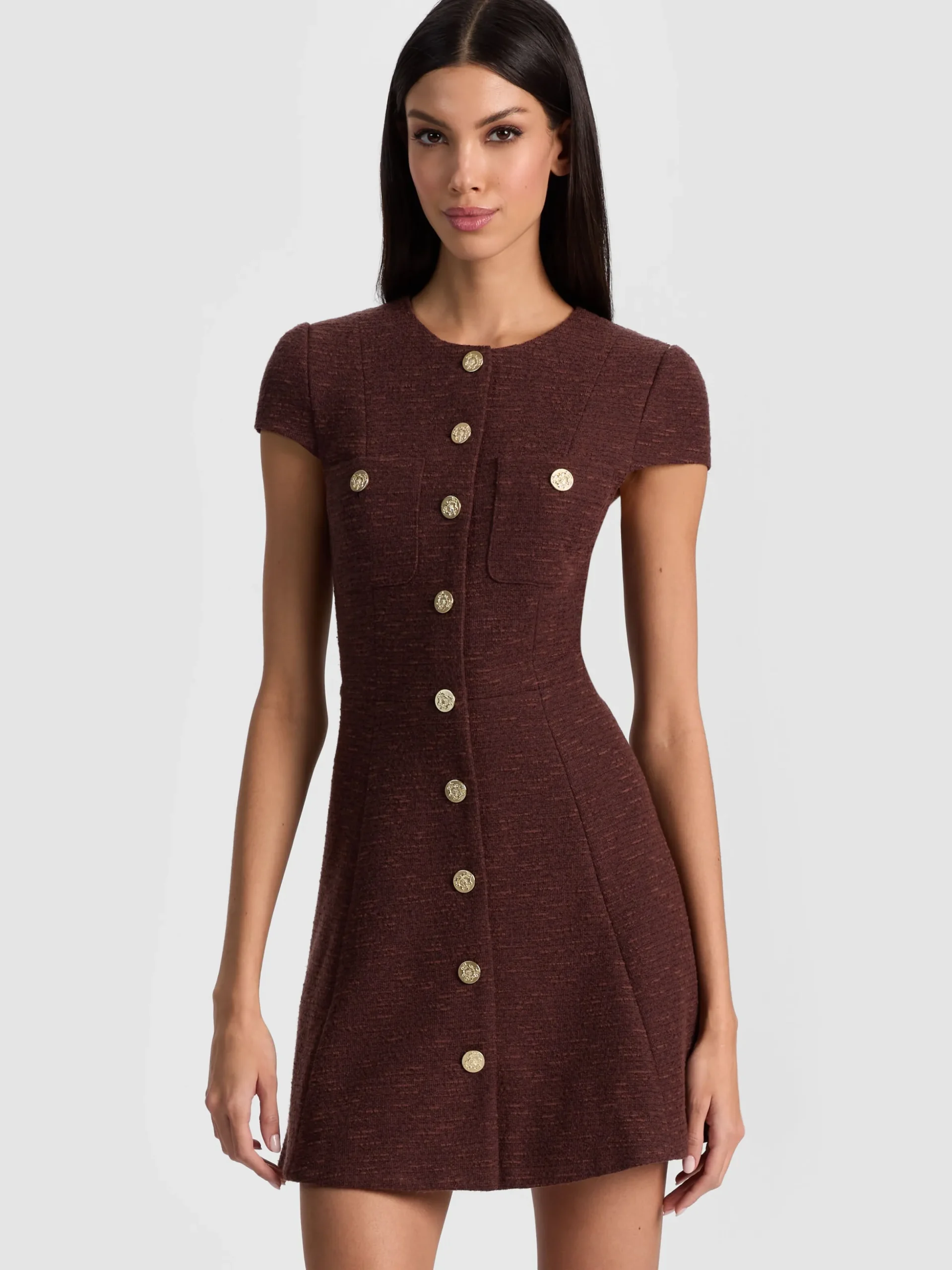 Alice and Olivia MINI*SHILOH MINI DRESS CAROLINA BLUE