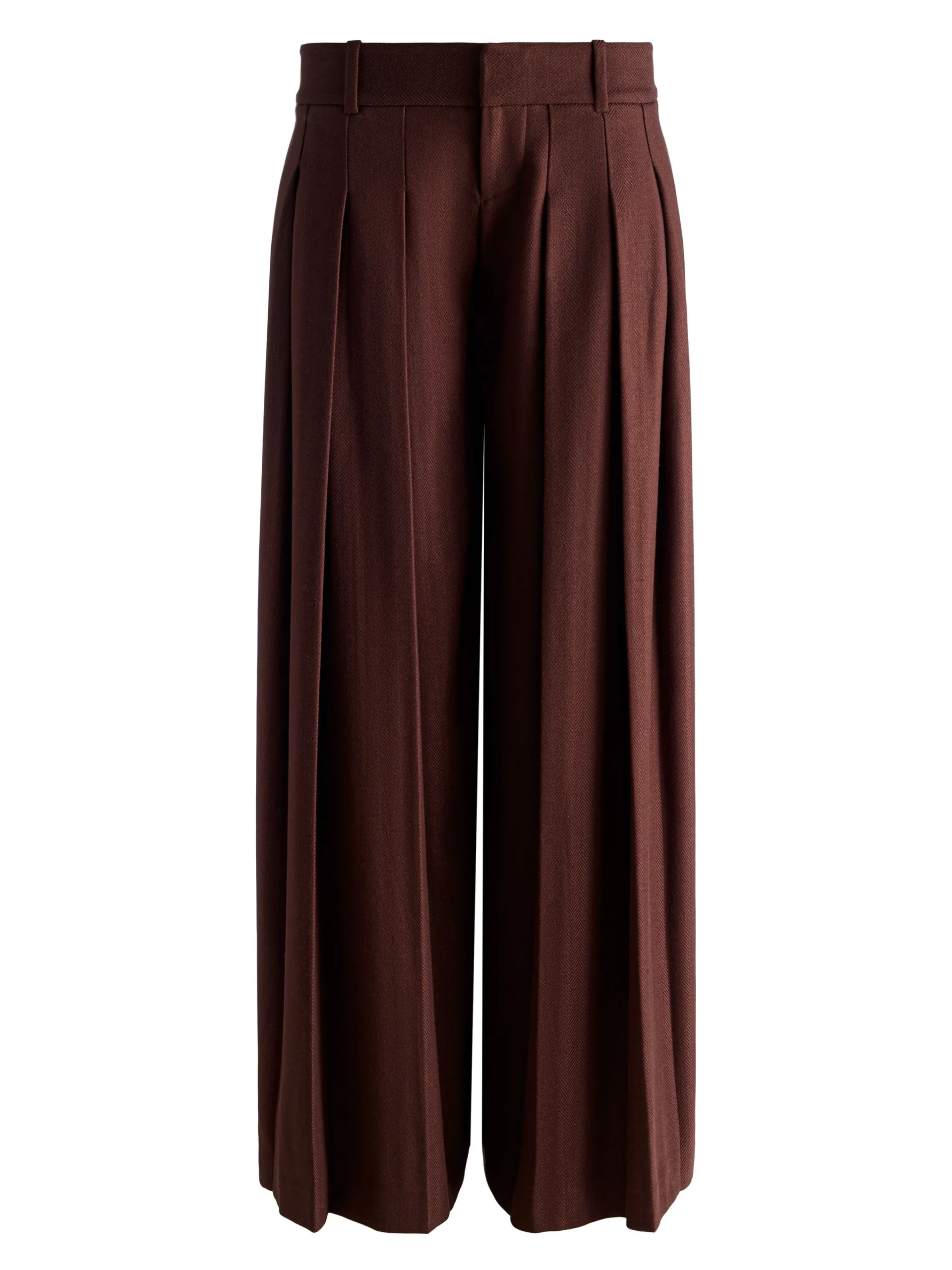 Alice and Olivia WIDE LEG*SIMON PLEATED TROUSER BLACK