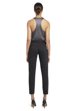 Alice and Olivia SKINNY*STACEY SLIM TROUSER WHITE