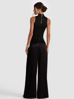 Alice and Olivia WIDE LEG*STU BAGGY PANT GOLD