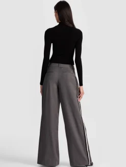 Alice and Olivia WIDE LEG*STU BAGGY PANT