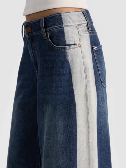 Alice and Olivia JEANS*STU SIDE STRIPE JEAN BLACK