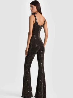 Alice and Olivia JUMPSUITS + ROMPERS*TERESA EMBELLISHED JUMPSUIT