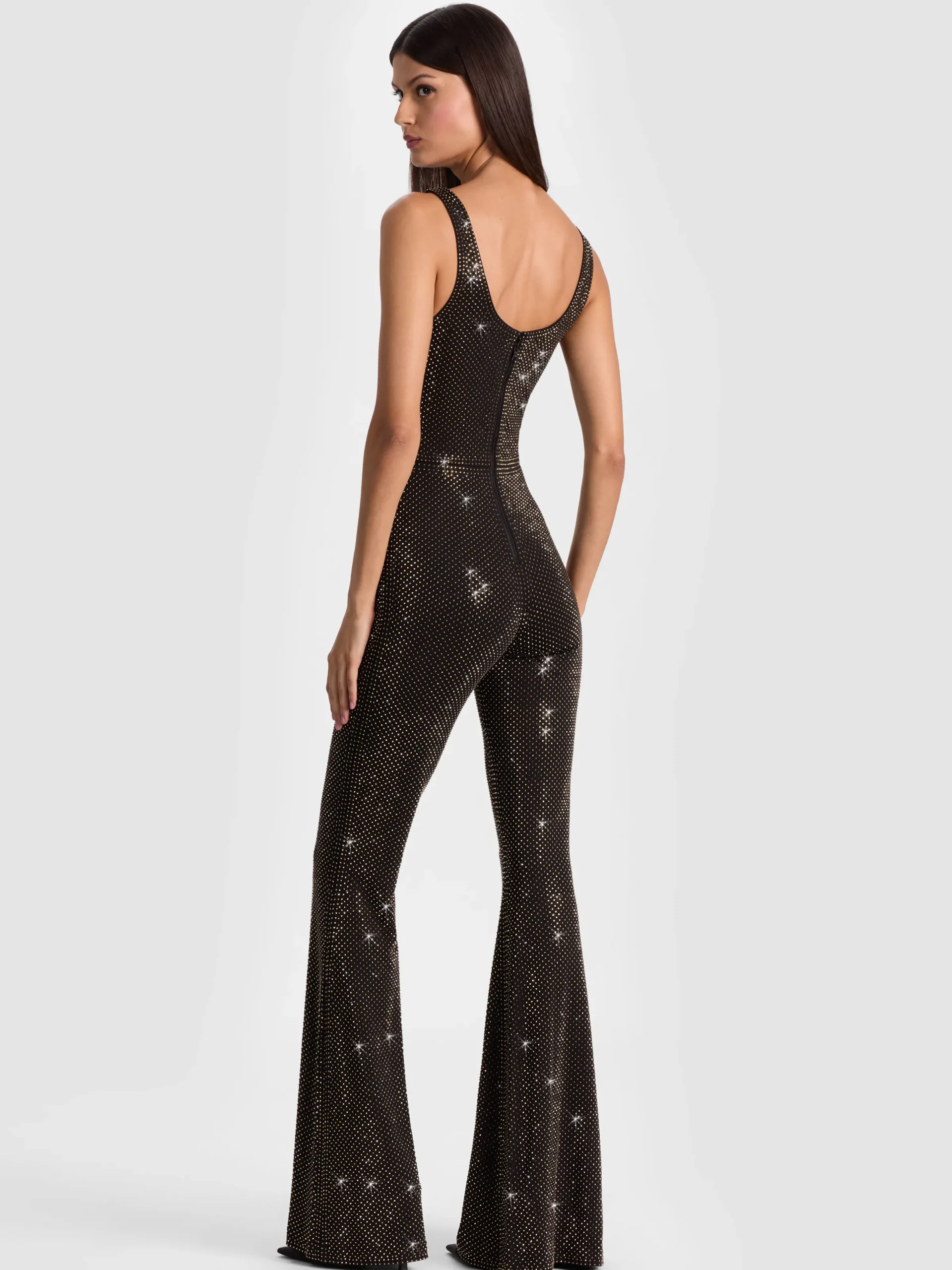 Alice and Olivia JUMPSUITS + ROMPERS*TERESA EMBELLISHED JUMPSUIT