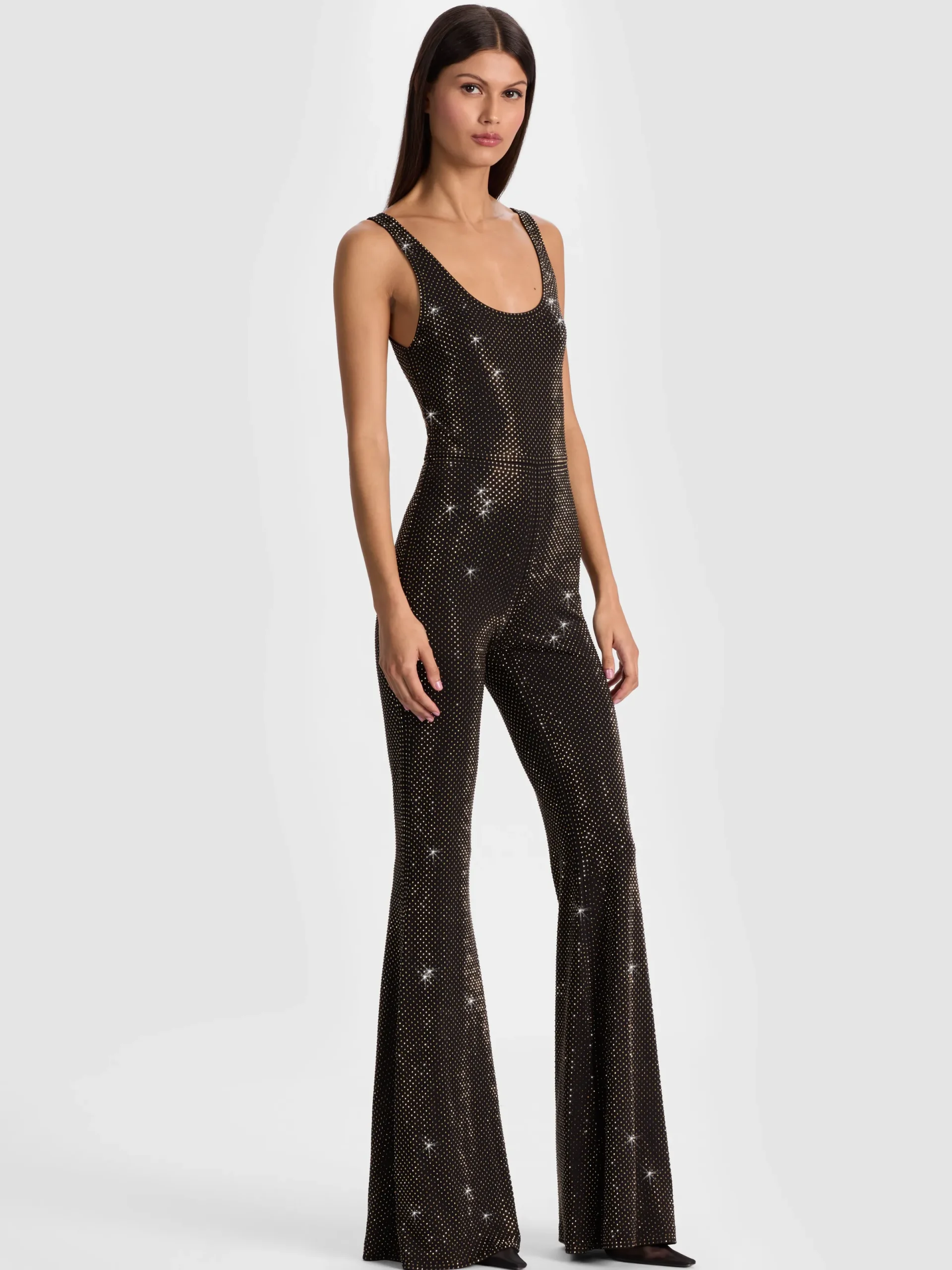 Alice and Olivia JUMPSUITS + ROMPERS*TERESA EMBELLISHED JUMPSUIT