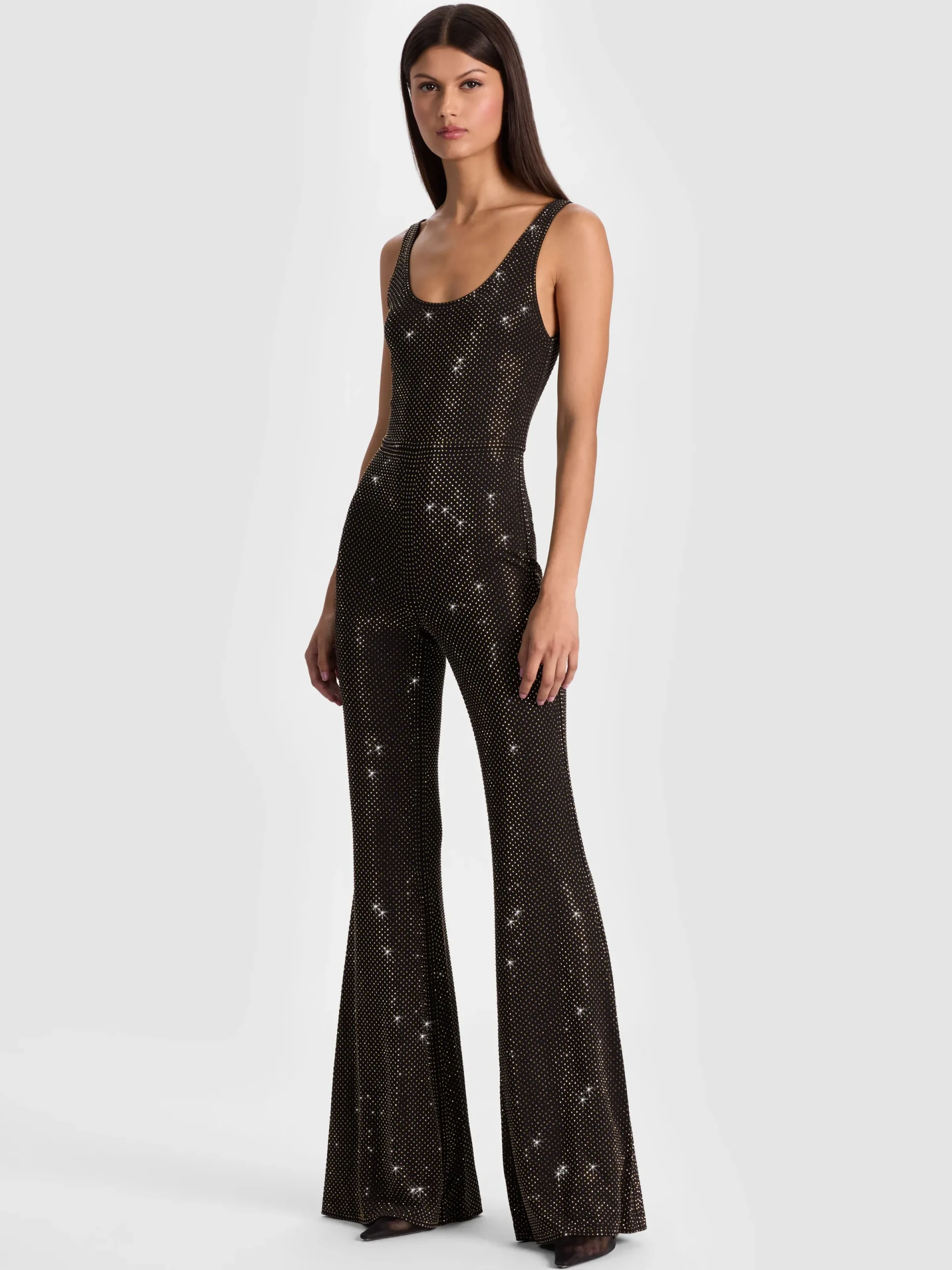 Alice and Olivia JUMPSUITS + ROMPERS*TERESA EMBELLISHED JUMPSUIT