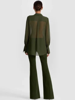 Alice and Olivia BLOUSES*TURNER BUTTON DOWN VISIONARY