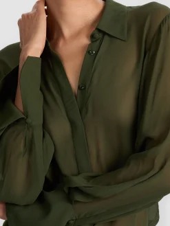 Alice and Olivia BLOUSES*TURNER BUTTON DOWN VISIONARY