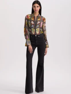 Alice and Olivia BLOUSES*WAN SILK BLOUSE