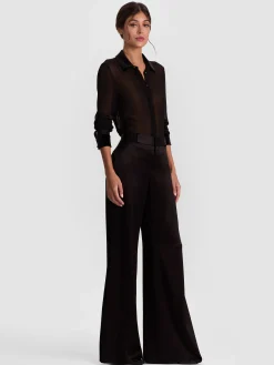 Alice and Olivia BLOUSES*WILLA COMBO BLOUSE GILDED ROSE