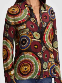 Alice and Olivia BLOUSES*WILLA SILK BLOUSE