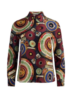 Alice and Olivia BLOUSES*WILLA SILK BLOUSE