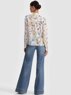 Alice and Olivia BLOUSES*WILLA SILK BLOUSE