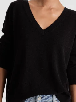 Alice and Olivia PULLOVERS*WILLIAMS CASHMERE PULLOVER ECRU