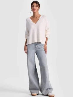 Alice and Olivia PULLOVERS*WILLIAMS WOOL PULLOVER CAROLINA BLUE