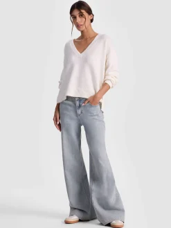 Alice and Olivia PULLOVERS*WILLIAMS WOOL PULLOVER CAROLINA BLUE