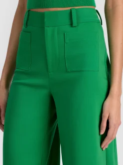 Alice and Olivia WIDE LEG*ZOE ANKLE TROUSER